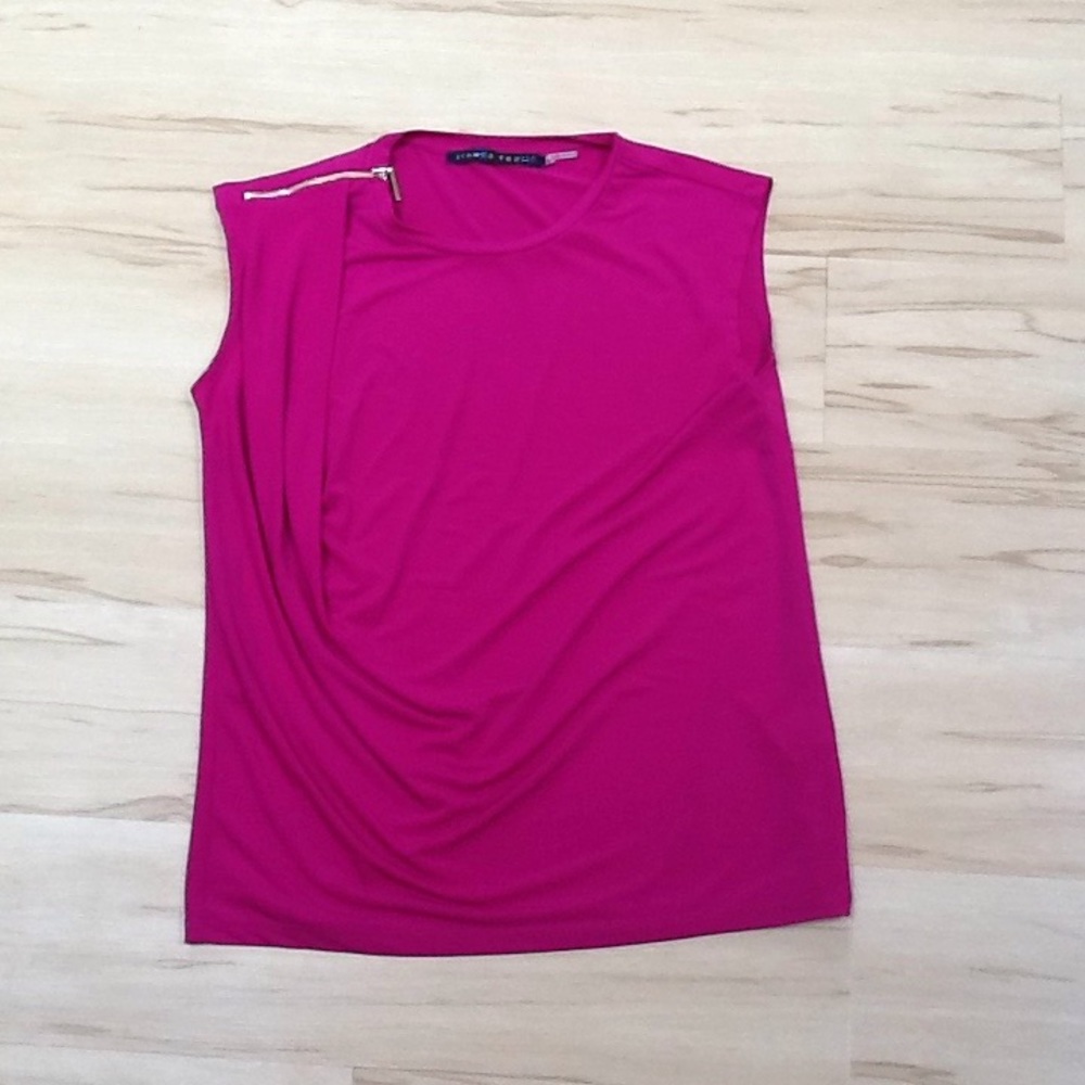 Ivanka Trump Zipper Career Blouse Sz S - Picture 2 of 9
